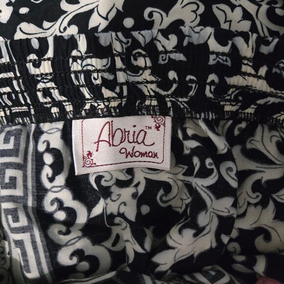 Abria Womens Floral Aztec Midi Flowy Skirt Size 16 Ethereal Dainty Feminine Y2K - Picture 4 of 7